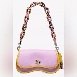 Coach Wavy Dinky Bag In Coachtopia Leather